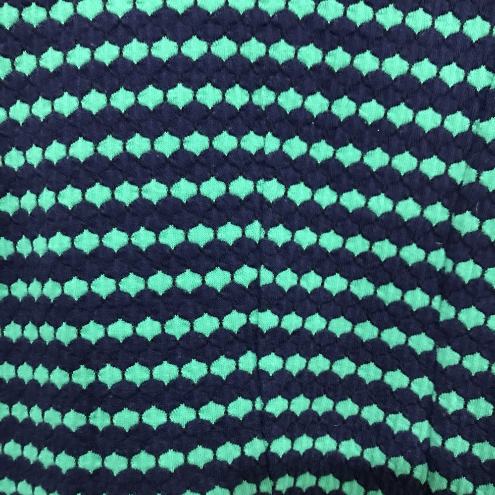 Postmark Green & Blue Peplum Top - Picture 4 of 7